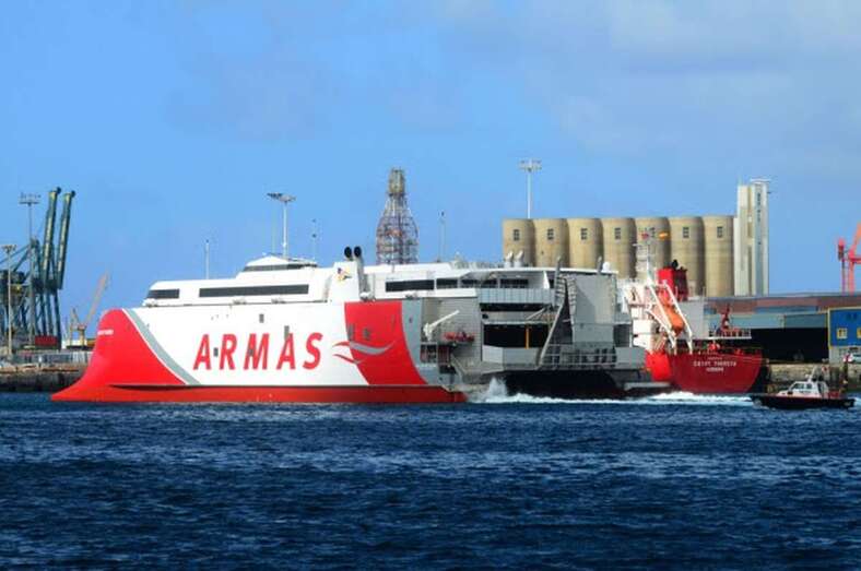 El nuevo fast ferry de Armas (Foto TA)